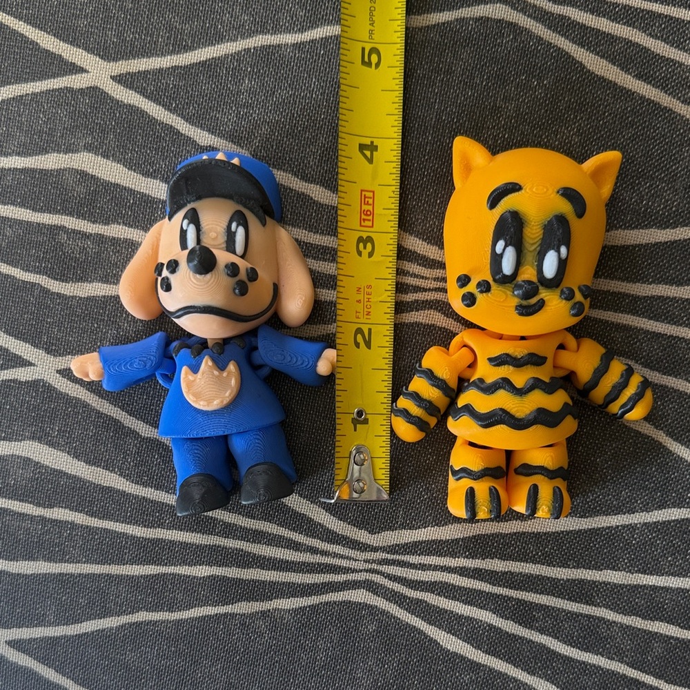 Dogman 3D printed Character Figures